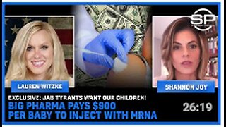EXCLUSIVE: JAB Tyrants Want Our Children! Big Pharma Pays $900 Per Baby To Inject With MRNA