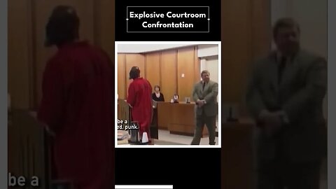 Chilling explosive courtroom confrontation results in removal #truecrime #shorts #courtrooms