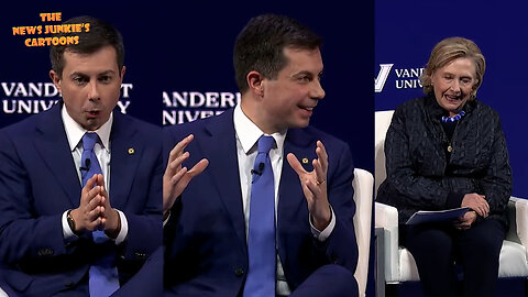 Biden's Transport Sec Buttigieg spends his working time at Clinton's foundation event talking on extensive discipline & gets praised by Hillary.