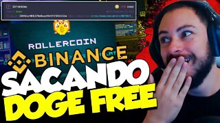 *ROLLERCOIN* PROVA DE SAQUE - DOGE COIN PELA BINANCE