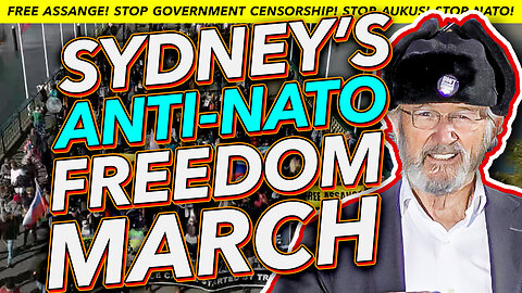 Epic footage of Sydney's HUGE Anti-NATO freedom march