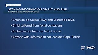 Cape Coral Police seeking information on a hit and run