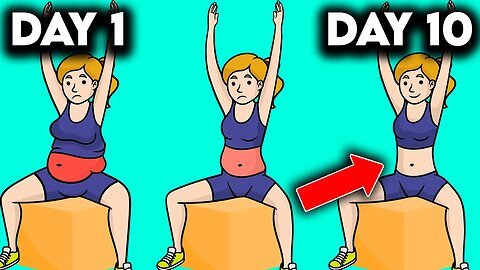 10 Day Sitting Workout Challenge (For slim belly & losing weight)