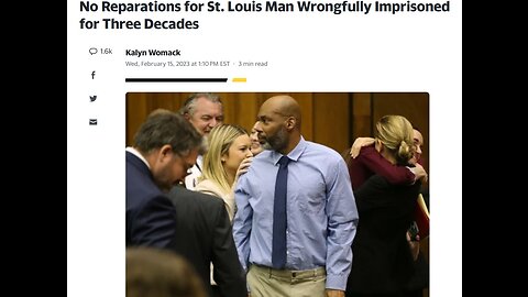 Lamar Johnson gets NO REPARATIONS for Three Decades in Prison on Wrongful Conviction!