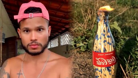 REACT - COCA-COLA VS FOGO | OLHA NO QUE DEU!!!