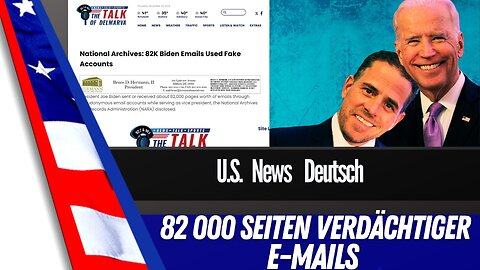 Biden: 82 000 Seiten verdächtiger E-Mails entdeckt.