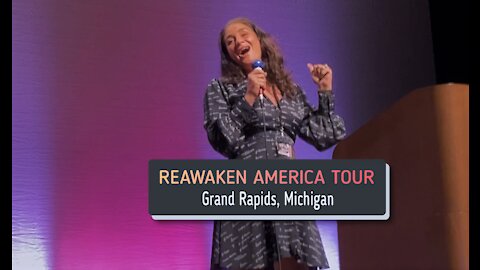 Mel K On Fire in Grand Rapids MI at the ReAwaken America Tour 8-21-2021