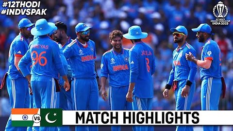 INDIA VS PAKISTAN ODI WORLD CUP MATCH 12 HIGHLIGHTS 2023 | IND vs PAK MATCH HIGHLIGHTS