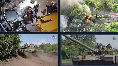 DENAZIFIED - No chance for the enemy: T-80BVM destroy enemy hardware