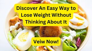 An Easy Way to Lose Weight Without Thinking About It