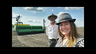 Sowing winter wheat with Farmer John