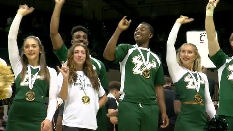 University of South Florida cheerleading earns third straight national championship