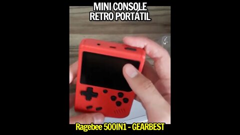 Unboxing Mini Console Retro Portátil - Gearbest #shorts #gearbest #unboxing