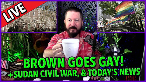 C&N 067 ☕ Brown Goes Gay! 🔥 #sudan Civil War 🔥 Doug #burgum 🇺🇸 ☕ Today's #News