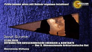 ÖFFNUNG FÜR AUSSERIRDISCHE ENERGIEN & KONTAKTE ∞ Der 9D. Arkturianische Rat