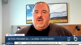 AB 1594 firearms bill causing controversy