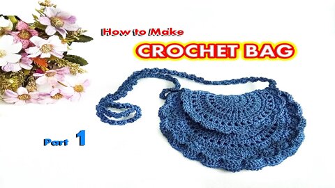How to Crochet a Bag l Part 01 l Crafting wheel