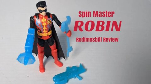 Spin Master ROBIN (DAMIAN WAYNE) Caped Crusader & 3 Mystery Accessories Figure DC Rodimusbill Review