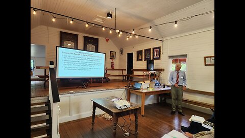 Excellent Presentation by Kevin Loughrey. Eureka, NSW, Australia. 3rd June, 2023