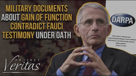 Military Documents About Gain of Function Contradict Fauci Testimony Under Oath