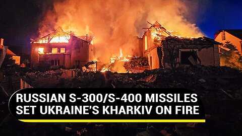 Putin's Aerial Blitz Burns Kharkiv, Russian FPV Drones Chase Kyiv's Troops At Frontline