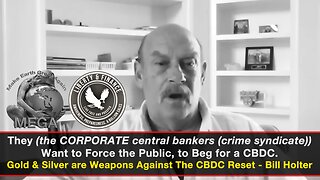 They (the CORPORATE central bankers crime syndicate) Want to Force the Public to Beg for a CBDC. Gold & Silver are Weapons Against The CBDC Reset. "They're gonna snap the trap shut is what they're doing" - Bill Holter