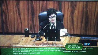 Maui Gov Ethics Transparency Committee 9-18-23 Closing 4 Alice Lee