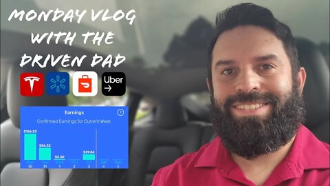 $260 Monday In Tesla Model Y With Walmart Spark DoorDash And UberEats Vlog 5/30/2022