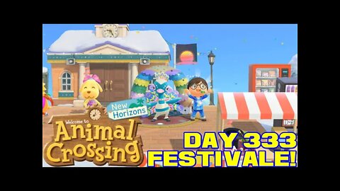 Animal Crossing: New Horizons Day 333 - Festivale! - Nintendo Switch Gameplay 😎Benjamillion