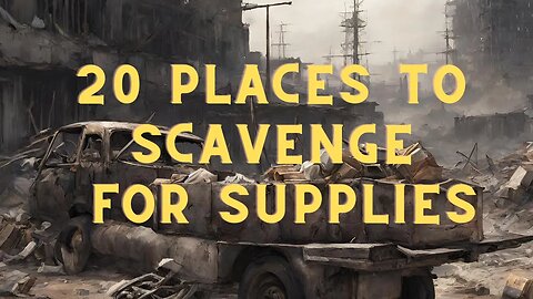 20 Places Where Preppers Can Scavenge for Supplies After The Apocalypse