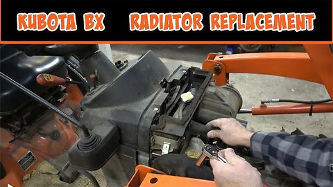 Kubota BX Tractor Radiator Replacement. If you smell coolant, DO THIS!