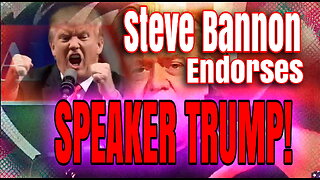 Bannon #ONBOARD! Why Not House Speaker @RealDonaldTrump?