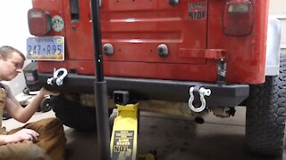 Rear Bumper Swap - Jeep Wrangler YJ