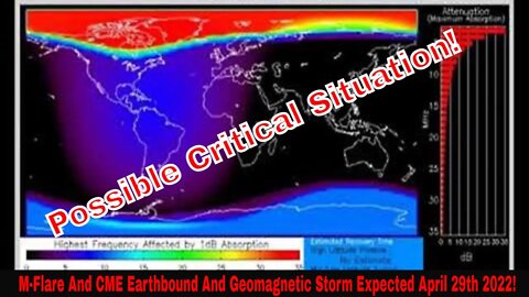 M-Flare And CME Earthbound And Geomagnetic Storm Expected April 29th 2022!