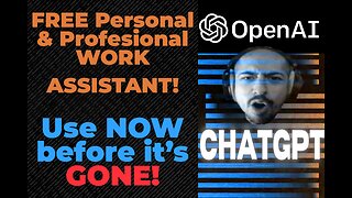 TAKE ADVANTAGE OF THIS ASAP. EVERYBODY! | ChatGPT | OpenAi LIFE HACKS.