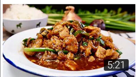 Better Than Takeout Super Easy Black Pepper Chicken Chinese Stir Fry Onion Chicken Recipe