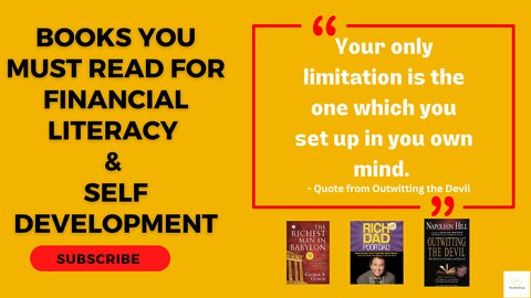 FINANCIAL LITERACY & SELF DEVELOPMENT: FOUR BOOKS YOU MUST READ