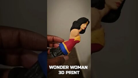 Wonder Woman 3D Printed and Painted #shorts #wonderwoman #justiceleague