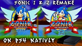 Sonic The Hedgehog (Sega Master System) REMAKE ON PS4!