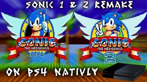 Sonic The Hedgehog (Sega Master System) REMAKE ON PS4!