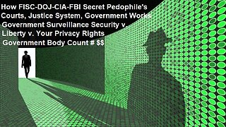 How FISC-DOJ-CIA-FBI Secret Pedophile's Courts, Justice System, Government Works