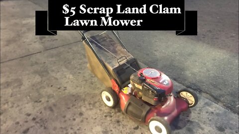 $5 Scrap Yard Craftsman Lawn Mower Will It Run? Fix N Flip? Briggs and Stratton Engine Reseller RESA