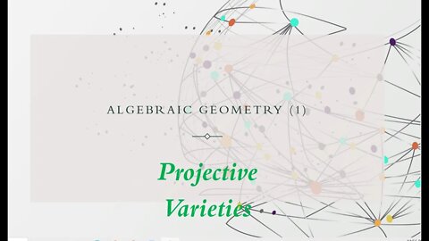 introduction to Projective Varieties (homogeneous ideal)