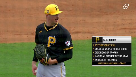 Paul Skenes Pitching Outing - Rays March 4 03/04/24