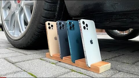 4x iPhone 12 Pro vs CAR 🤑💥 13min Crushing Compilation