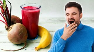 Banana and Beet Smoothie to Treat Fatigue, Tiredness and Anemia Naturally