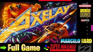 Axelay - Super Nintendo (Full Game Walkthrough)