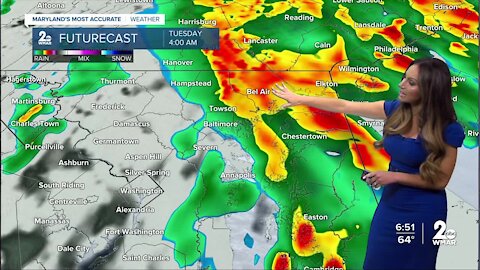 Forecast Calls for Severe Weather Monday Night