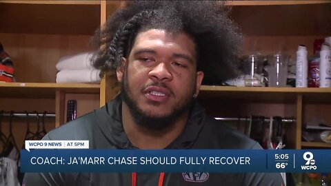 Bengals teammates 'feeling for' Ja'Marr Chase after hip injury