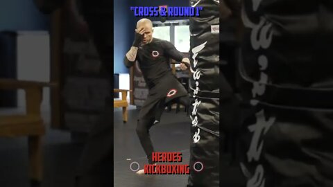 Heroes Training Center | Kickboxing "How To Throw A Cross & Round 1" | Yorktown Heights NY #Shorts